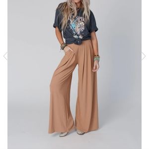 Three Bird Nest Palazzo Pants M